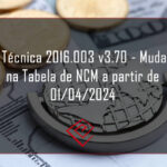 Tabela de NCM